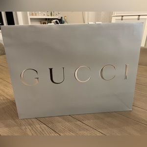 Silver large Gucci bag